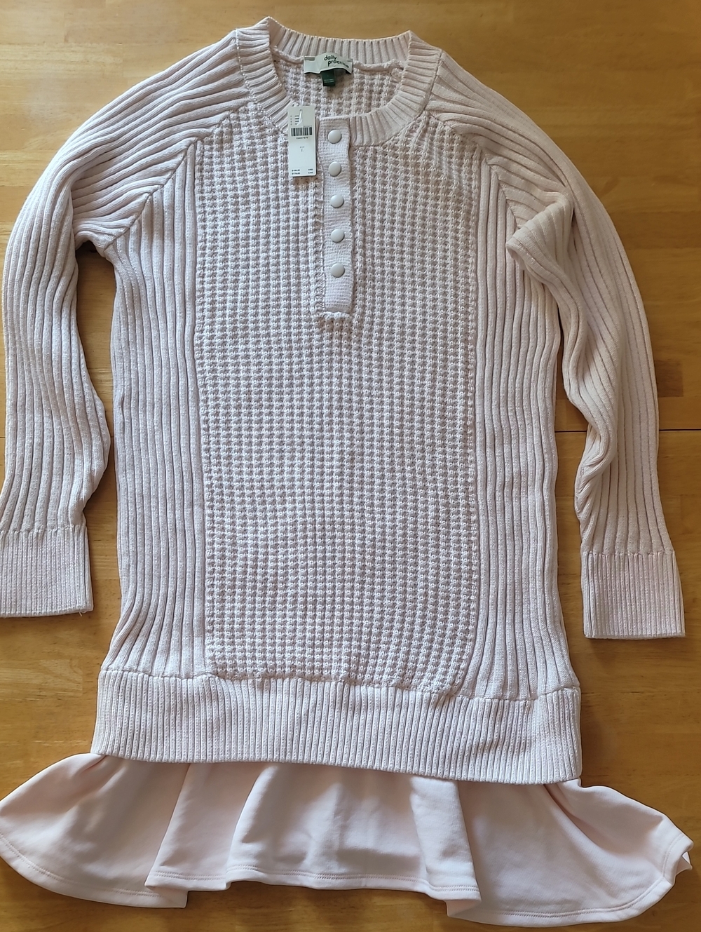 Daily Practice by Anthropologie Twofer Waffle-Knit Mini Dress - Picture 4 of 12